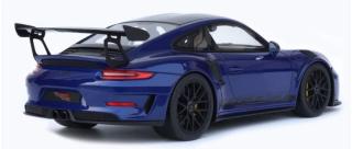 PORSCHE 911 [991.2] GT3 RS WP BLUE 2018 GT Spirit 1:18 Resinemodell (Türen, Motorhaube... nicht zu öffnen!)
